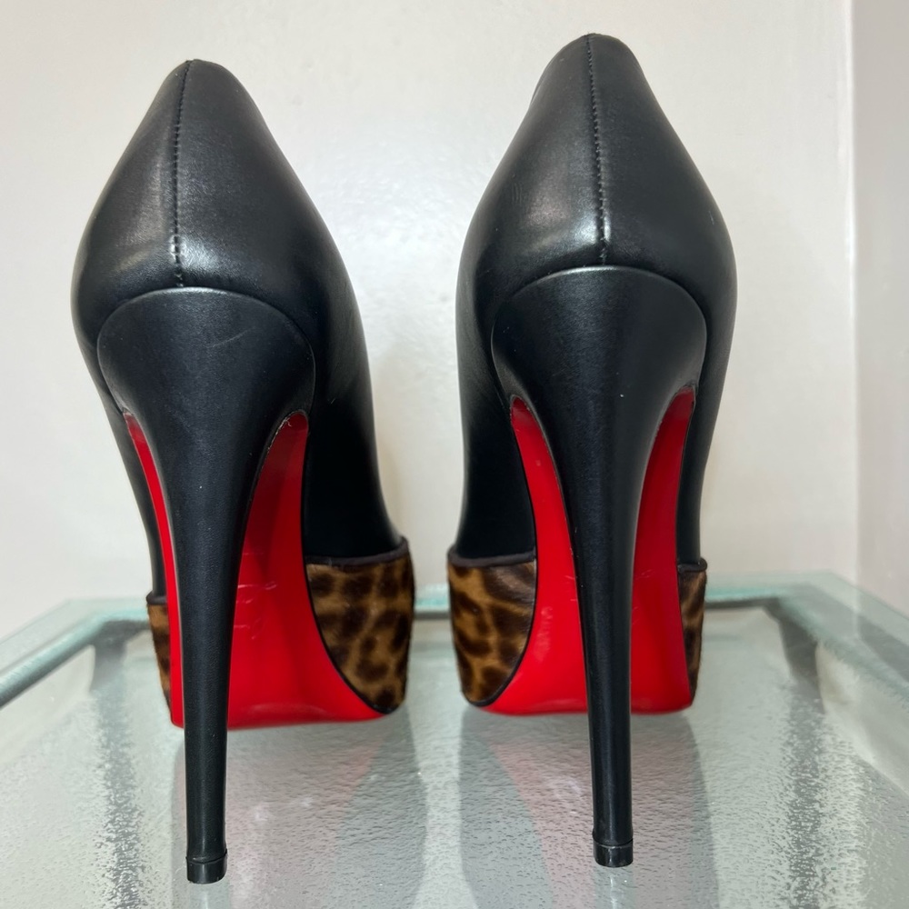 Christian Louboutin Maggie Pony Leopard Heels - Picture 9 of 16